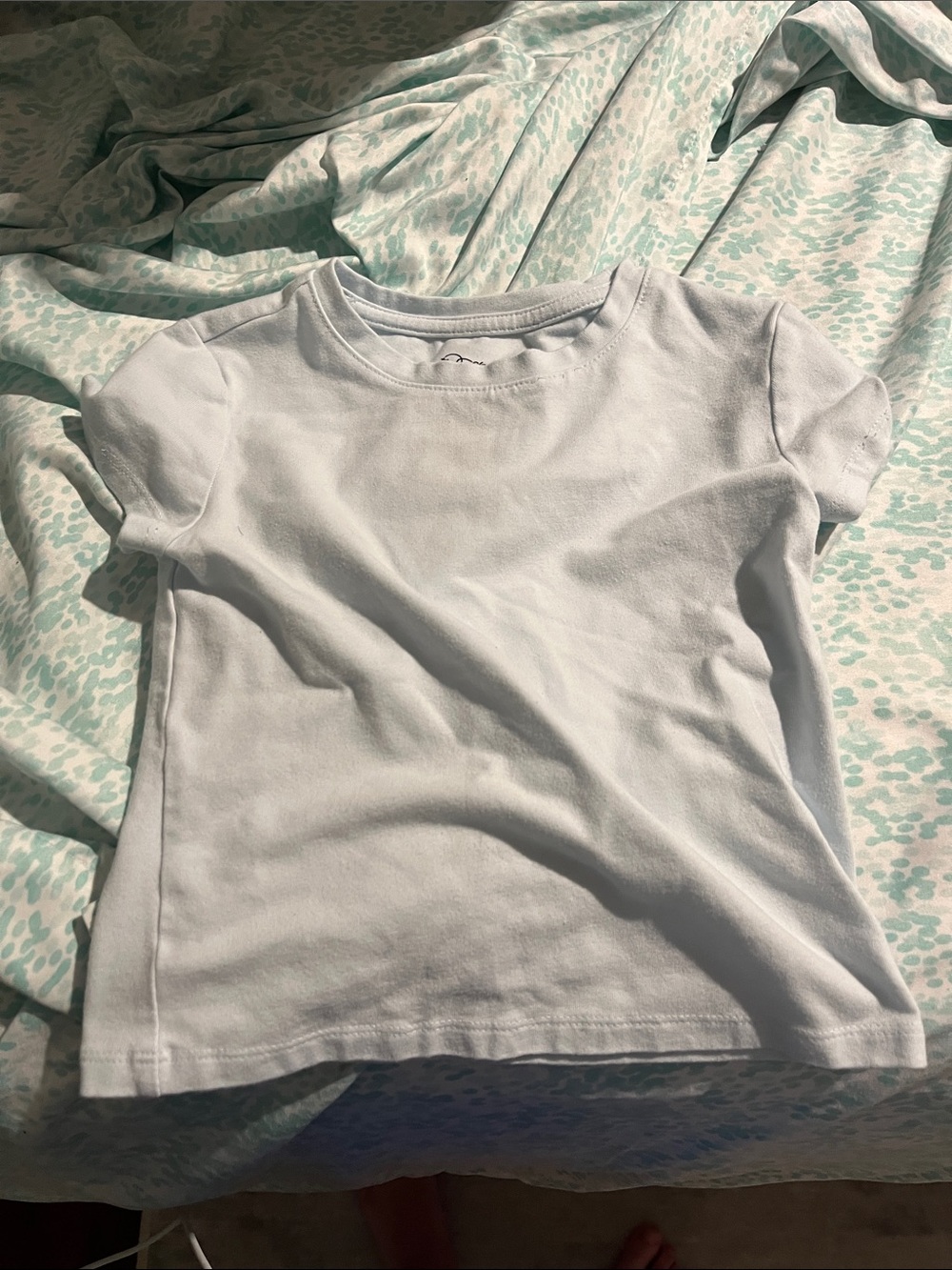 Kids Plain White Short Sleeve Tee - Classic Cotton